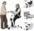 VOCIC Sit to Stand Lift, One-Step Stand Assist Lift for Elderly, Patient Lift Chair Transport Unit with Wheels, Fall Prevention & Muscle Building, AY03 2026 Upgraded